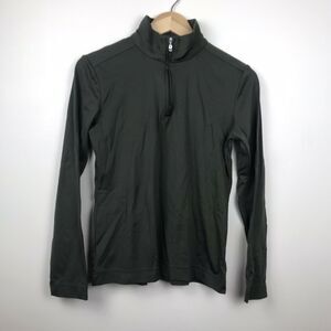 Bogner Forest Green Base Layer First Layer 1/4 Zip‎ Size 10
